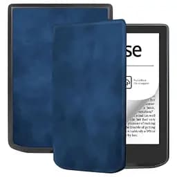 Обложка чехол Primolux TPU для электронной книги PocketBook 629 Verse/PocketBook 634 Verse Pro dark blue