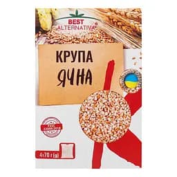 Крупа ячневая Бест Альтернатива 280 г (4 пакетика по 70 г)