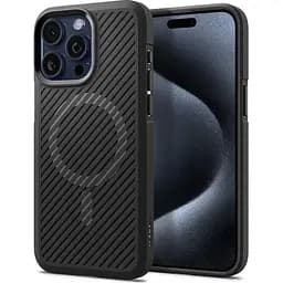 Оригінальний протиударний чохол Spigen Core Armor MagSafe (MagFit) для Iphone 15 Pro Max (6.7") Black ACS06442