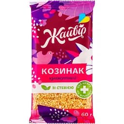 Козинаки Жайвір из кунжута на фруктозе со стевией 60 г (662875)