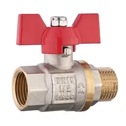 Кран кульовий прямий Solomon 1/2″ ЗВ КБ PN40 B1008 - мініатюра 4