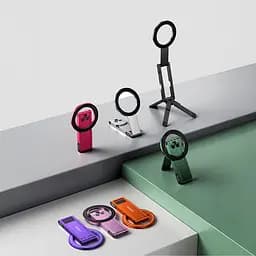 Тримач телефона Ulanzi MA60 Foldable Magnetic Phone Tripod (Purple) - мініатюра 5