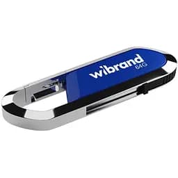 Флеш-накопитель Wibrand USB 2.0 Aligator 64Gb синий