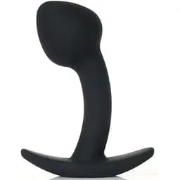 Анальная пробка B-Series HeavyFun Curved S 7.5 см (черный)