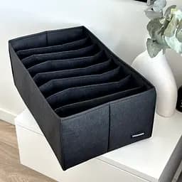 Короб  ORGANIZE для вертикального зберігання на 8 комірок (чорний)