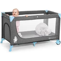 Ліжко-манеж Kinderkraft Joy Blue сіре з блакитним (00-00158379) - мініатюра 5