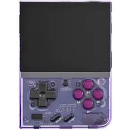 Ігрова консоль Miyoo Mini Plus + 8000 Ігор 64 ГБ Purple Transparent