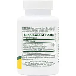 Стимулятор тестостерону NaturesPlus DHEA-10 with BioPerine 90 капсул - мініатюра 3