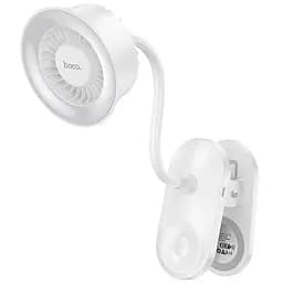 Портативний вентилятор Hoco HX610 handheld folding fan 1800 mAh White - мініатюра 4
