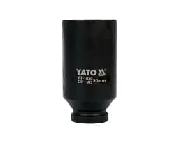 Головка торцева ударна 6-гранна Yato подовжена квадрат 1/2" М= 30 мм L= 78 мм (YT-1050) - мініатюра 2