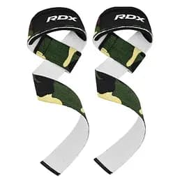 Лямки для тяги RDX W1 Gym Single Strap Camo Green Plus (WAN-W1CGN+)