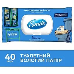 Вологий туалетний папір Smile Procto Carе 40 шт. - мініатюра 2