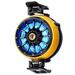 Кулер активное охлаждение для телефона / планшета Memo DLA6 шириной до 100 мм Yellow (18518)