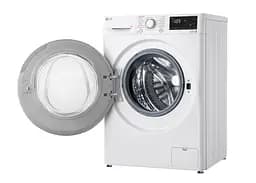 Пральна машина LG фронтальна, 7кг, 1200, A+++, 48см, дисплей, пара, інвертор, білий (F2V3HS0WW) - мініатюра 4