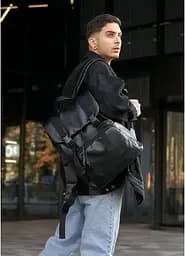 Чоловічий рюкзак Sambag Loft Zard чорний 46 х 28 х 13 см (22618001m) - мініатюра 4