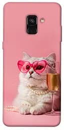 Чехол itsPrint Pinky cat для Samsung A530 Galaxy A8 (2018)