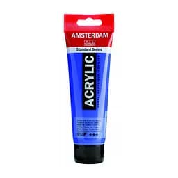 Фарба акрилова Amsterdam 512, Кобальт синій ультрамарин, 120 мл