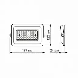 LED прожектор VIDEX F2e 30W 5000K - мініатюра 5