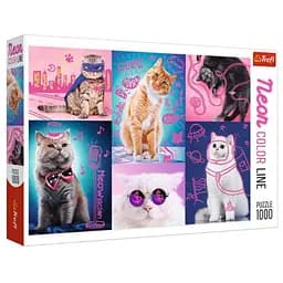 Пазл Trefl Неон Супер котики 1000 эл. (10581)