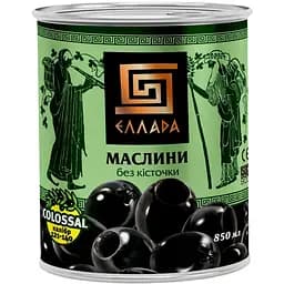 Уценка. Маслины Ellada Colossal без косточки 850 мл (922037)