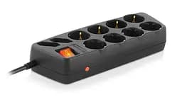 Фільтр живлення REAL-EL RS-10 Protect 1.8 м Black (EL122300038) - мініатюра 5