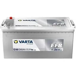Автомобільний акумулятор Varta ProMotive EFB 240Ah бокова+/- 1200EN C40