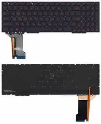 Клавіатура для ноутбука Asus (FX553VE) з підсвічуванням (Light), Black