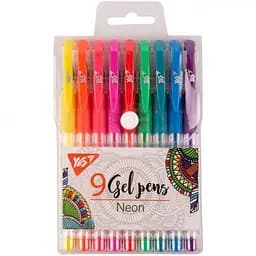 Набор гелевых ручек Yes Neon 9 цветов (420432)