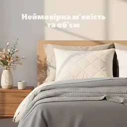 Подушка Bluyellow Home гіпоалергенна з блискавкою 50x70 см (8000036243) - мініатюра 3