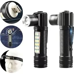 Ліхтарик DK Flashlight SY-2209 2in1 Black [152070] - мініатюра 2