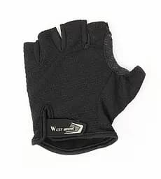Велоруковицы West Biking с короткими пальцами М Black (G0001090)