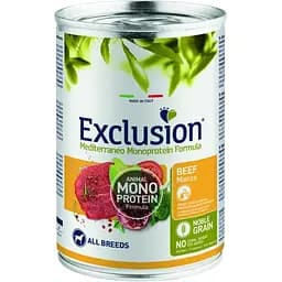 Консерви Exclusion Adult Beef для дорослих собак усіх порід з яловичиною 400 г