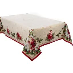 Скатертина новорічна Lefard Home Textile Lazzara lurex гобеленова 300х140 см(716-190)