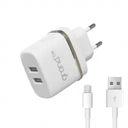 Высококачественное зарядное Grand 2 спидн-порта 2 USB адаптер питания