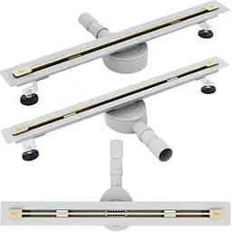 Трап для душу Rea Neo 80 Ultra Slim Pro brushed gold REA-G9805