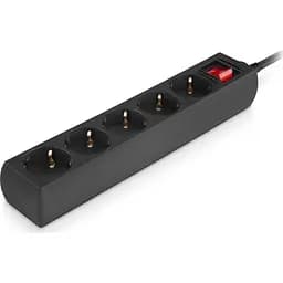 Мережевий фільтр живлення REAL-EL RS-PROTECT M 10m, black (EL122300037) - мініатюра 5