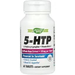 L-5-Гідрокситриптофан Nature's Way 5-HTP 50 мг 60 таблеток