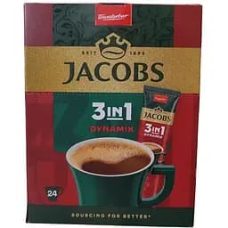 Кавовий напій Jacobs 3 в 1 Dynamix 12.5 г х 24 шт.