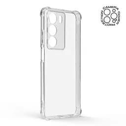 Прозрачный чехол для Realme C73 5G с защитой камеры и усиленными бортами, тонкий, силиконовый, бесцветный, ударопрочный, противоударный бампер с закрытой камерой, ArmorStandart (ARM86757) - мініатюра 2