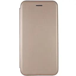 Шкіряний чохол-книжка Classy для Oo A3 4G / A3x 4G/ A40m Золотий