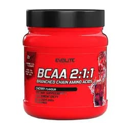 Аминокислота BCAA Evolite Nutrition BCAA 2:1:1, 400 грамм, Вишня