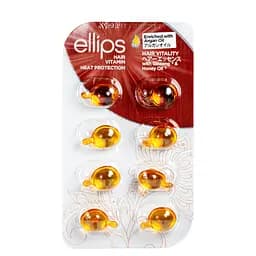 Витамины для волос Ellips Hair Vitamin Hair Vitality With Ginseng & Honey Oil с женьшенем и медом 8 штx1 мл