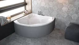 Ванна акрилова Radaway Keria 150x150 + ніжки WA1-37-150x150U - мініатюра 3