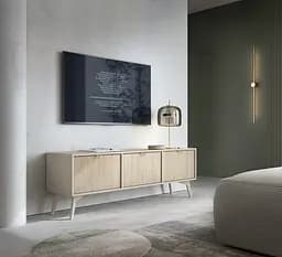 Тумба під ТВ Perfect Home Форест / Forest RTV158 3-дверна Беж пісочний/ялиця сканді (PFH-091479)