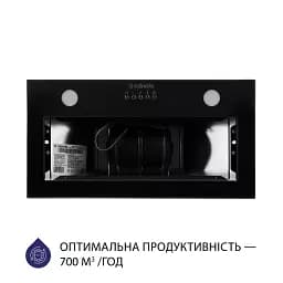 Витяжка повновбудована Minola HBI 5262 BL GLASS 700 LED - мініатюра 4