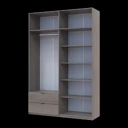 Шафа розпашна для одягу Doros Лукас Канноло/Канноло 160х50х240 (44900366) - мініатюра 4