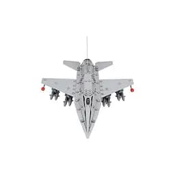 Дитячий металевий конструктор ТехноК Винищувач F16, 9598TXK 430 деталей - мініатюра 4