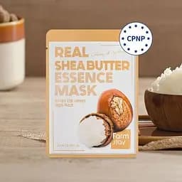 Тканинна маска для обличчя FarmStay Real Shea Butter Essence Mask з олією ши 23 мл - мініатюра 4