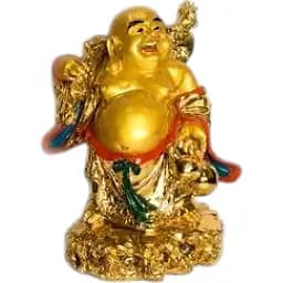 Хотей з посохом золотий 40 см