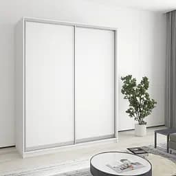 Шкаф-купе двухдверный MebelStar Комбо AL 2ДСП 170x60x210 см Аляска белый (MBS-2700)